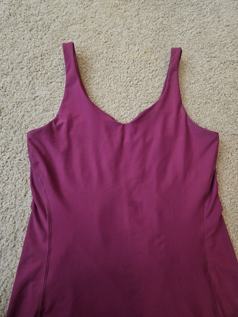 Old Navy Active Powersoft Women’s Magenta Athletic Dress with Shorts Large L - Picture 7 of 11
